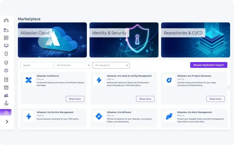 Built-in marketplace